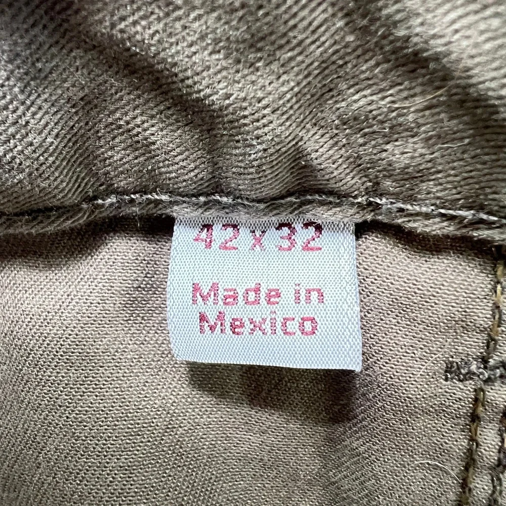 Carhartt B324 DFE Work Pants 42x32 Relaxed‎ Fit Utility Tool Pocket Olive Green